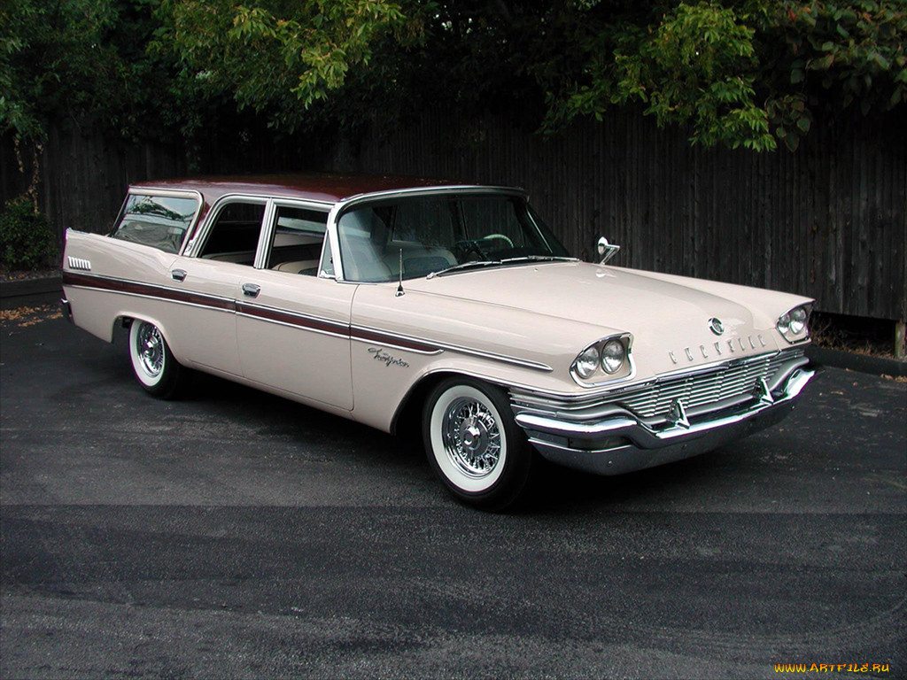 chrysler, new, yorker, station, wagon, 1957, 